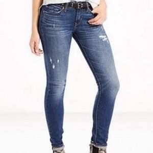 LEVI’S 711 Japanese Selvedge denim skinny jeans Size 27